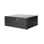 Adam Hall 87404 STANDARD 19" 4U Rack Drawer with lock steel