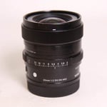 Sigma Used 20mm f/2 DG DN Contemporary Lens for L-Mount