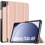 TiMOVO Coque Compatible avec Samsung Galaxy Tab A9 8,7" 2023, Étui de Protection Fin et Léger avec Dos en PC Rigide pour Samsung Galaxy Tab A9 8,7" SM-X110/X115/X117, Rose