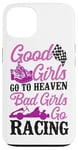 iPhone 13 Go Kart Racing Girl Female Vintage Good Girls Go To Heaven Case