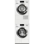 Miele WEI 885 WCS 125 Gala Edition pyykinpesukone ja Miele TEL 685 WP 125 Gala Edition kuivausrumpu