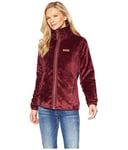 Columbia Veste polaire Fire Side 2 Sherpa à fermeture éclair intégrale pour femme, vin riche, taille S