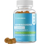 Ashwagandha Gummies Sleep + Lavender, Chamomile, B6 - 60 Gummys - Anxiety Stress