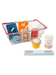 Small Foot - Wooden Play Food in Shopping Basket