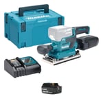 Makita DBO382RMJ-1 18v Brushless Finishing Sander (1x4Ah)