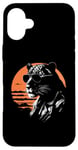 Coque pour iPhone 16 Plus Jaguar Retro Sunset - Amateur de Jaguar drôle et cool