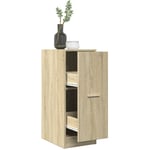 Torana - Armoire d'apothicaire chêne sonoma 30x41x77,5cm bois ingénierie