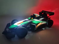 Forza 5 Formula One GREEN F1 Style Racing Radio Remote Control Car Smoking Spray