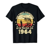 Birthday the finest fisherman are born in 1964 fishing T-Shirt