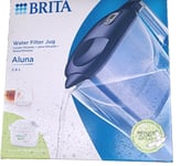 BRITA Aluna Water Filter Fridge Door Jug BLUE 2.4L +1 150L MAXTRA PRO Cartridge