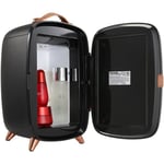 Mini Frigo 6 L - VEVOR - Mini Réfrigérateur Portable USB Cosmétique - Petit Frigo Cosmétique Refroidissement Miroir HD et LED - Noir