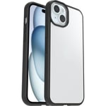 Otterbox Sleek Série Coque pour iPhone 15 Plus/iPhone 14 Plus, Antichoc, Anti-Chute, Ultra-Mince, Protection Fine, testé Selon Les Normes Militaires, Transparent/Noir, Livré sans Emballage