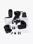 Silver Cross Dune 2 Pushchair, Carrycot & Accessories with Dream i-Size Car Seat and Base, Space/Black