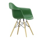 Vitra - Eames RE Plastic Armchair DAW 17 Emerald, Ash Honey Tone - Charles & Ray Eames - Grön - Metall/Plast