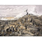 Simpson Crimean War French Attack Malakoff 1855 Illustration Unframed Wall Art Print Poster Home Decor Premium