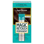 L'Oréal Paris Magic Retouch Permanent Root Concealer, Touching Up Grey Hair Dye, Dark Brown 4