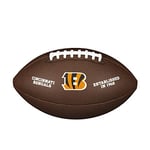 Wilson Ballon de Football Américain NFL TEAM LOGO, Taille officielle, Cuir Composite