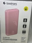 Goodmans High Capacity Fast Power Bank 20000mah