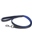 Julius-K9 POWAIR leash - blue - 1.2 m with handle - large carabiner