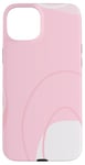 Coque pour iPhone 15 Plus Art minimaliste de couleur neutre rose clair