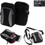 Étui appareil photo sac à bandoulière pour Sony Cyber-shot DSC-W830 coque hou