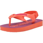 Havaianas Baby Logomania Salmon Rubber Flip Flops Sandals