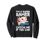 Gaming I'M A SUPER GAMER CATCH ME IF YOU CAN Children Sweatshirt