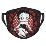 Nicegift Betty Boop Adults Bandanas,Adult Face Balaclavas Bandana Mouth Cover Protective Covering Mask For Women And Men