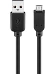 Pro USB 2.0 Hi-Speed cable Musta