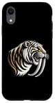 Coque pour iPhone XR Sabertooth Puissant Rugissement Épique