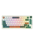 Royal Kludge RKH81 RGB mechanical keyboard Sky cyan switch (green) - Gamingtastatur - Grønn