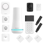 SimpliSafe Home Security System | 13 Piece Home Security Camera & Alarm System with Entry Sensor, Motion Detector & Outdoor Siren - Optional Monitoring Subscription - Compatible with Alexa