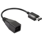 1x Power Supply Converter Cable For Xbox 360 to Xbox 360 Slim Adapter Line Black