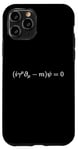 Coque pour iPhone 11 Pro Dirac Equation Quantum Mechanics Physics Cadeau étudiant