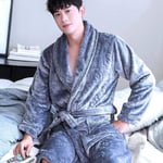 Dragon Crane Hommes Peignoir Robe Casual Vêtements De Nuit Hiver Épais Chaud Vêtements De Nuit Chemise De Nuit Plus La Taille Lâche Homewear XL Styleb12 Livraison Gratuite