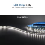 Détecteur de mouvement d'escalier avec contrôleur LED,veilleuse PIR,bande flexible,blanc chaud et froid,contrôle de l'éclairage des escaliers,DC 12V,24V,32 canaux - Type Cool White Strip