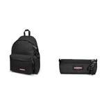 EASTPAK Padded Pak'R Sac à Dos, 40 cm, 24 L, Black (Noir) & Benchmark Double Pencil Case One Size