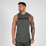 Gorilla Wear Milo Drop Armhole Tank Top Green L