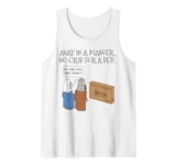 Away In A Manger, Christmas Nativity Church Carol Singing Tank Top