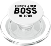 There's a New Boss in Town Kids Boss Girl Boss Babe Boss Mom PopSockets PopGrip for MagSafe