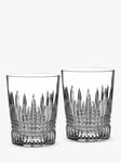 Waterford Crystal Cut Glass Lismore Diamond Double Old Fashioned Tumbler, Set of 2, 310ml, Clear