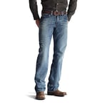 Ariat M4 Jeans pour homme Coupe bootcut Taille basse - bleu - 36W x 38L