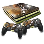 Ensemble Football Autocollant Peau Film Adapté pour Ps4 Pro Console RX022-19