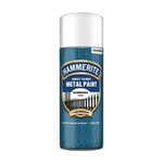 Hammerite Direct To Rust Hammered White Aerosol Quick Drying Spray Paint 400ml