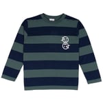 Wynken Randig Långärmad T-shirt Soft Green/Rich Navy | Marinblå | 2 years