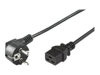 Microconnect - Virtajohto 0.5m Power Cee 7/7 Uros Power Iec 60320 C19