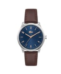 Lacoste Analogue Quartz Watch for Men LISBON Collection with Leather Strap Leather Strap - 2011322