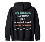 Javanese Cat Mom Dad Owner Lover Therapist And Friend Zip Hoodie