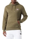 GANT Men's Reg Medium Archive Shield Hoodie Hooded Sweatshirt , Juniper Green,M