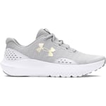 Under Armour Fille UA Ggs Surge 4 Chaussures de Course, Halo Gray White Iridescent, 36.5 EU